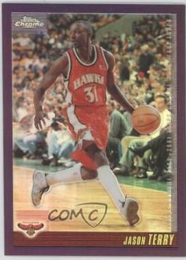 Jason Terry #19 Basketball Cards 2000 Topps Chrome