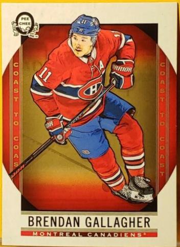 Brendan Gallagher #5 Hockey Cards 2018 O-Pee-Chee Coast-to-Coast