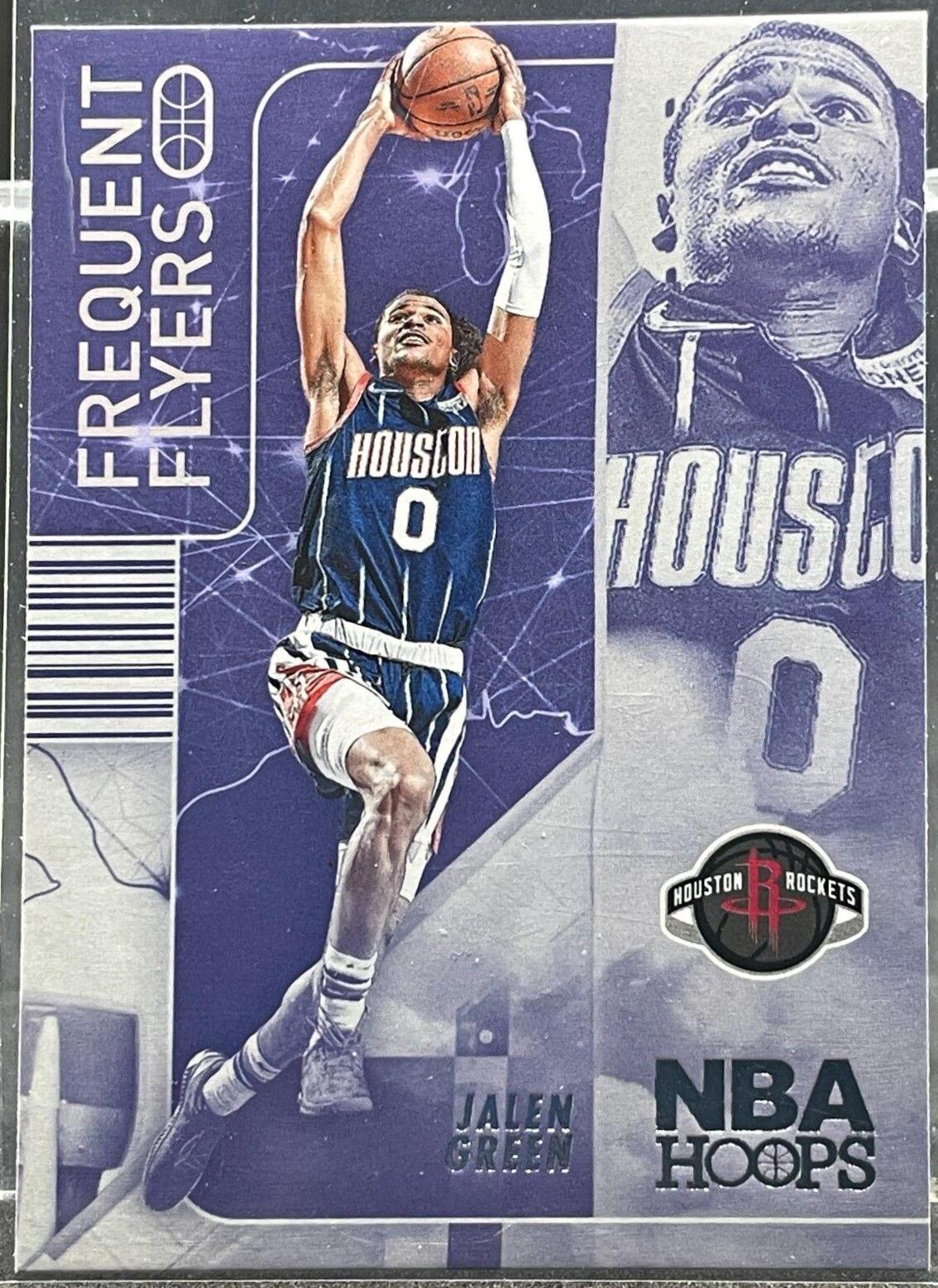 Jalen Green #8 Basketball Cards 2022 Panini Hoops Frequent Flyers