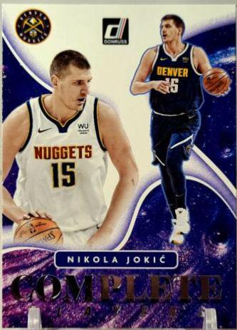 Nikola Jokic #17 Basketball Cards 2021 Panini Donruss Complete Players
