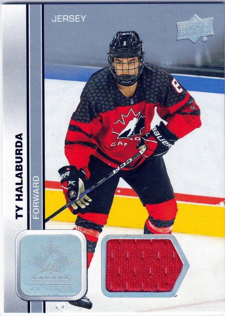 Ty Halaburda #21 2023 Upper Deck Team Canada Juniors Hockey