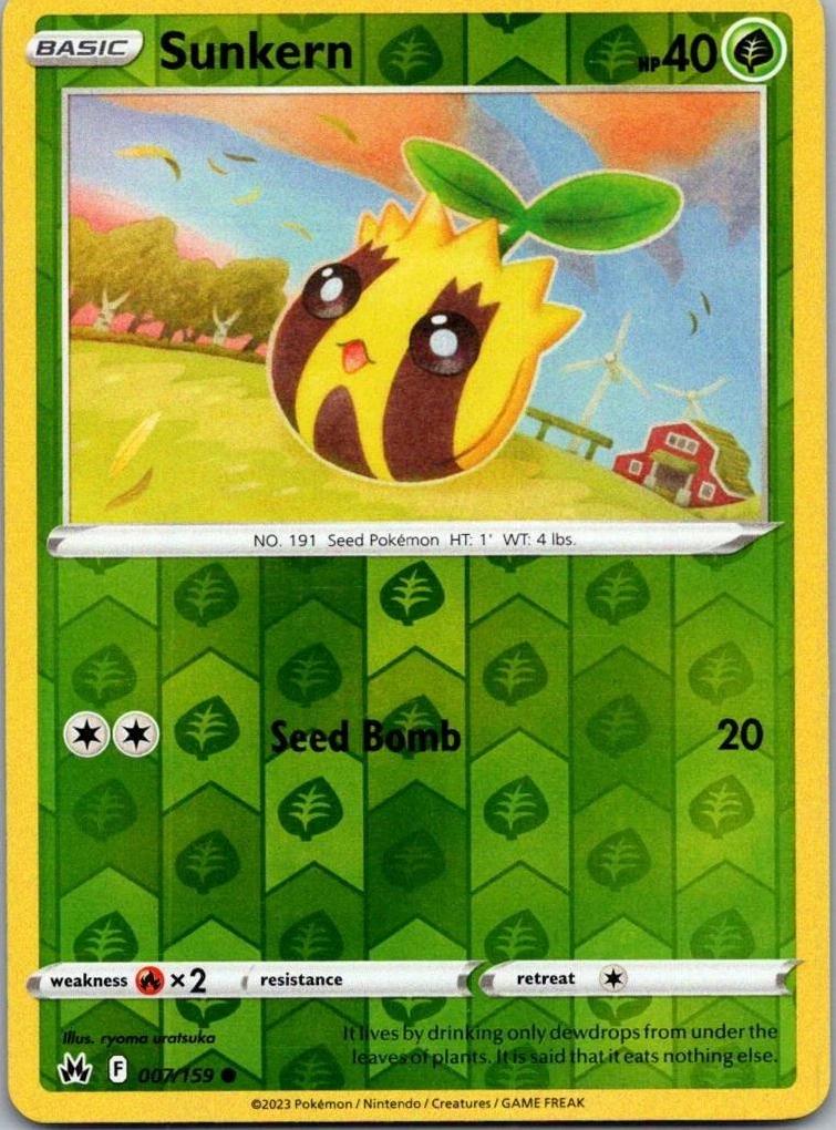 sunkern pokemon card value C 001/095 1 (Used) 2074701120| magi -TCG Marketplace- Placeholder Image Provided Sunkern [Reverse Holo] #7 Prices