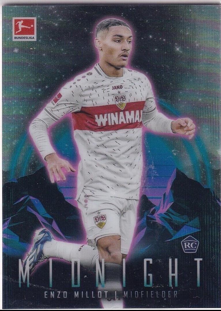 Enzo Millot #8 Soccer Cards 2023 Topps Midnight Bundesliga
