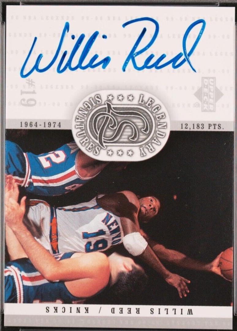 Willis Reed #WR Basketball Cards 1999 Upper Deck Legends Legendary Signature