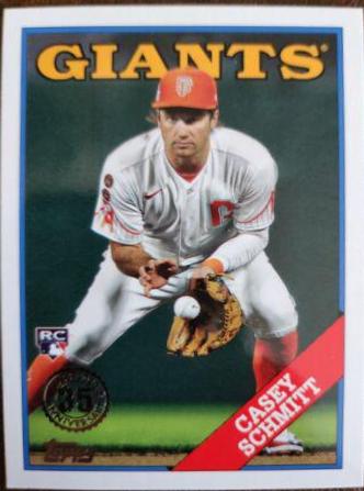 Casey Schmitt #88US-15 Baseball Cards 2023 Topps Update 1988