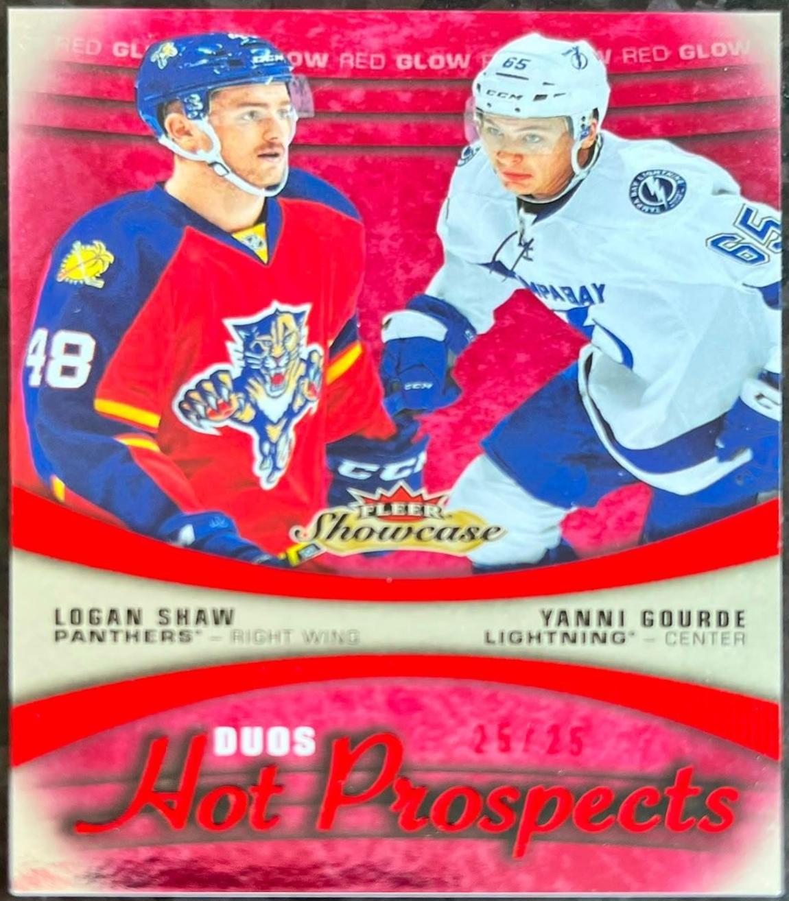 Logan Shaw #121 2015 Fleer Showcase Hockey