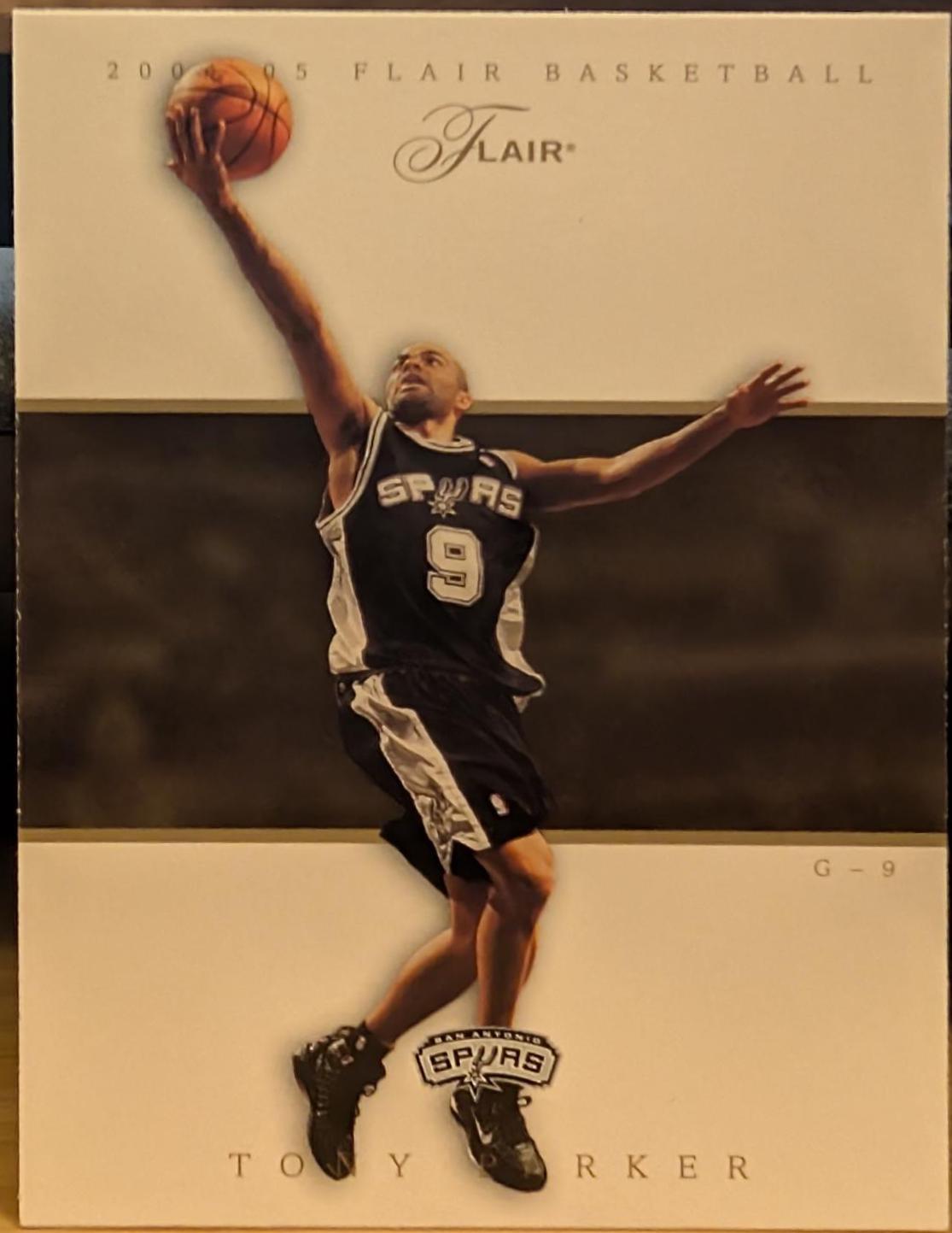 Tony Parker #4 2004-05 Flair Basketball