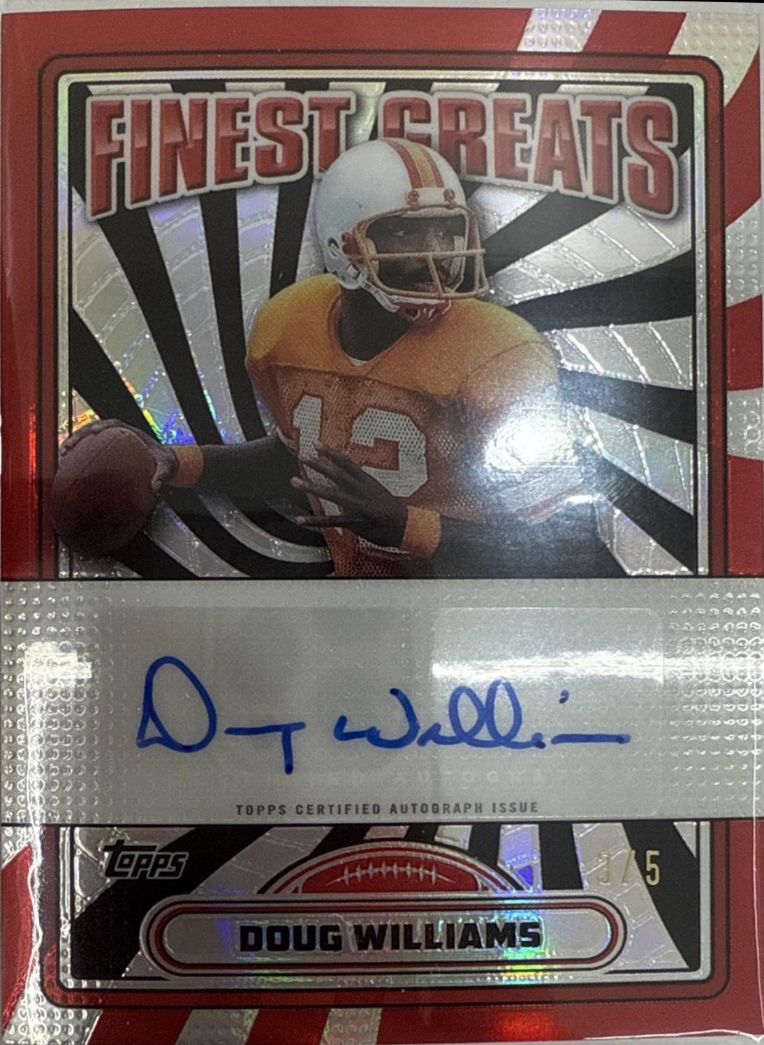 Doug Williams [Red Refractor] #FG-DWI