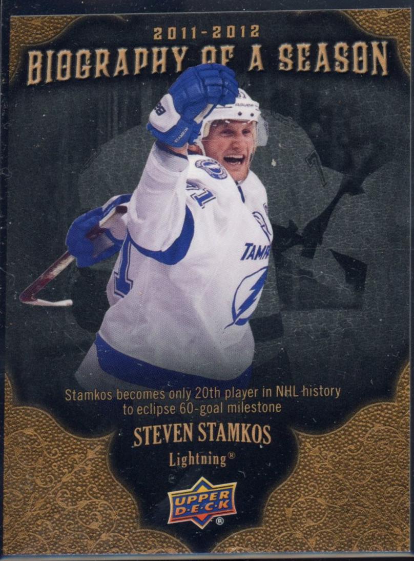 Steven Stamkos #BOS30 Hockey Cards 2011 Upper Deck Biography of A Season