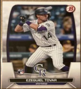 Ezequiel Tovar #15 Baseball Cards 2023 Bowman