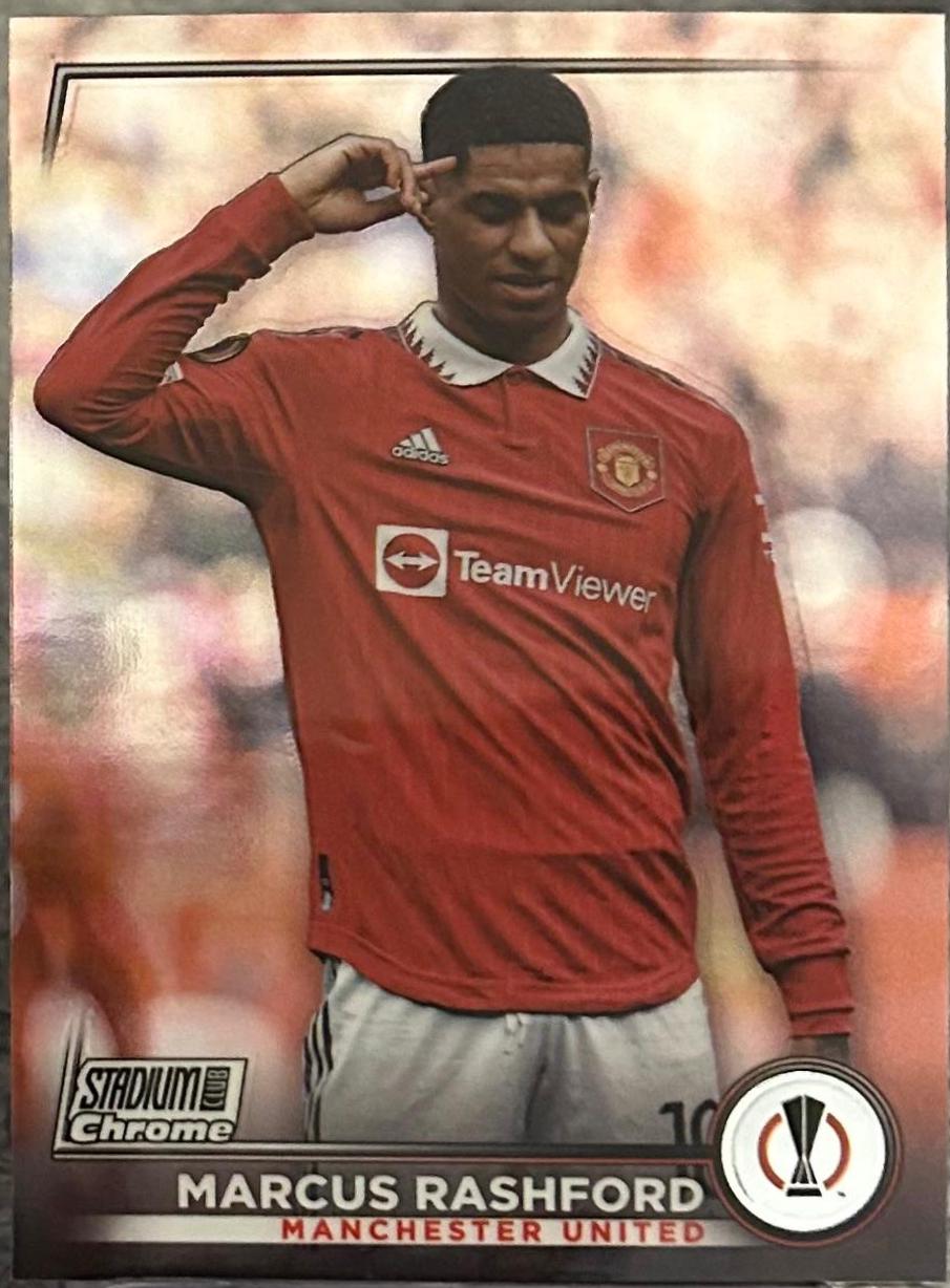 Marcus Rashford #96 Prices | 2022 Stadium Club Chrome UEFA Competitions ...