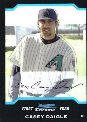 Casey Daigle #292 2004 Bowman Chrome Baseball