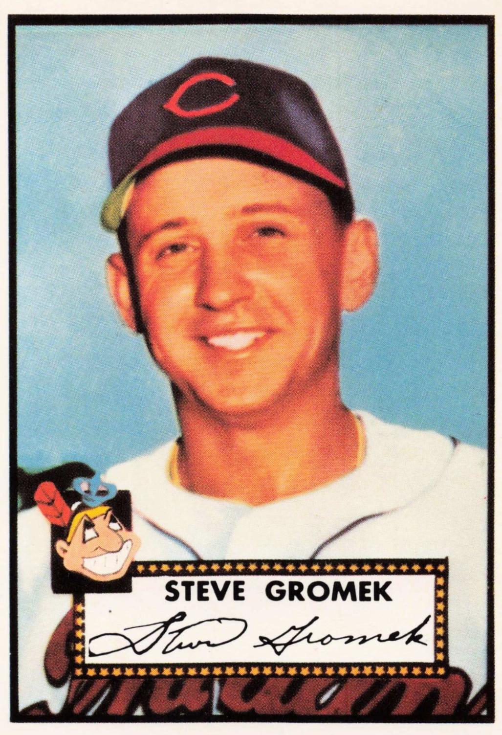 Steve Gromek #258 1983 Topps 1952 Reprint Baseball