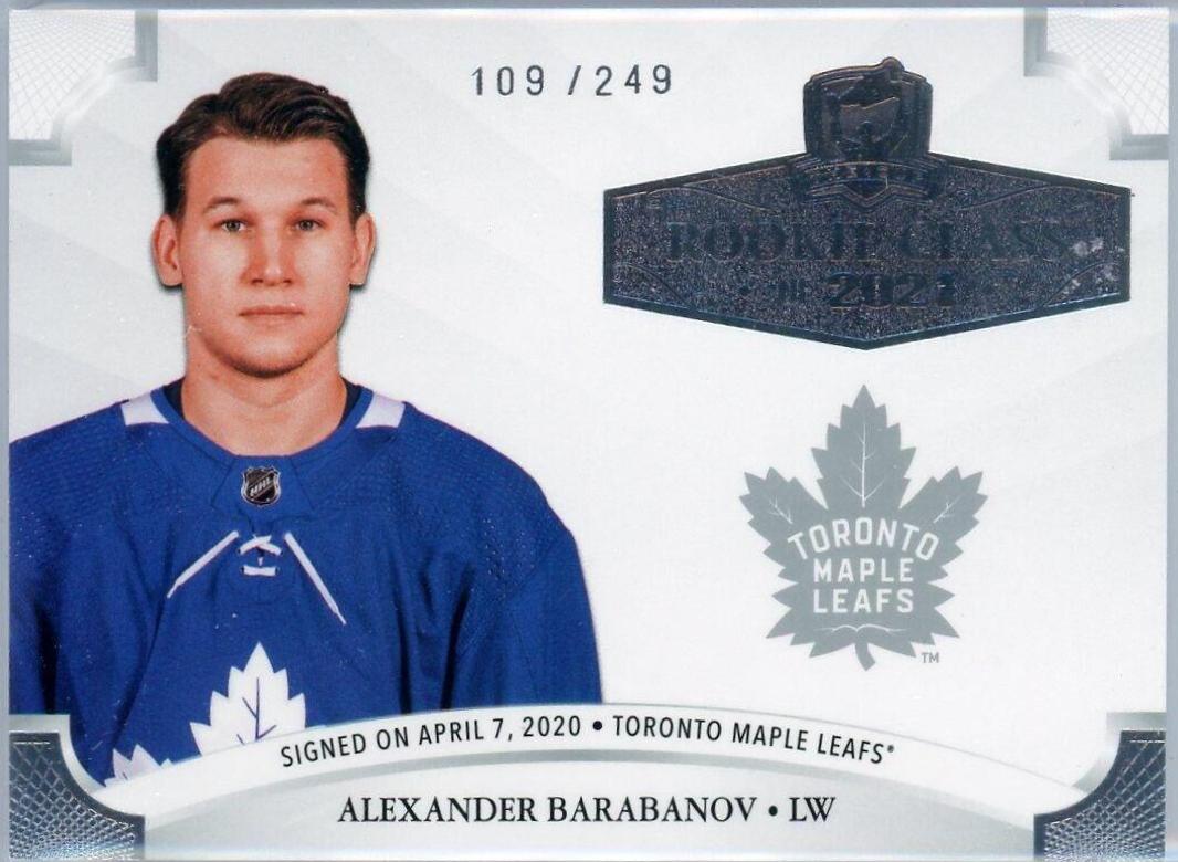 Alexander Barabanov #2020-AB Hockey Cards 2020 Upper Deck The Cup Rookie Class of 2021