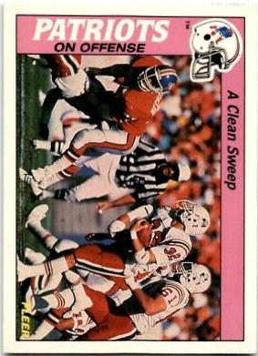 A Clean Sweep Offense #21 Football Cards 1988 Fleer Team Action