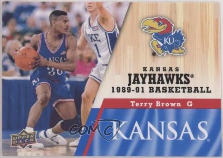 Terry Brown #47 2013 Upper Deck University Of Kansas Basketball