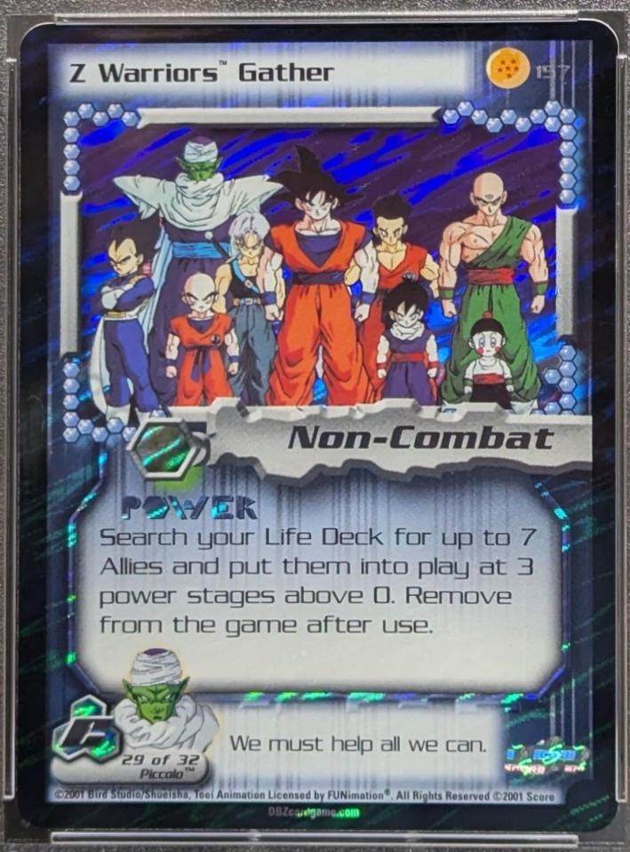 Z Warriors Gather 157 Prices | Dragon Ball Z Cell Saga | Dragon
