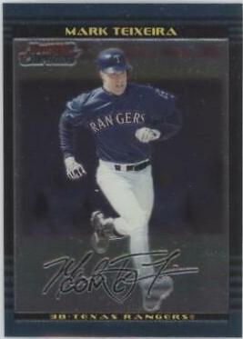 Mark Teixeira #309 2002 Bowman Chrome Baseball