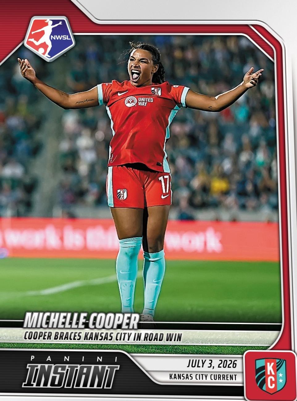 Michelle Cooper #88 2026 Panini Instant Nwsl Soccer