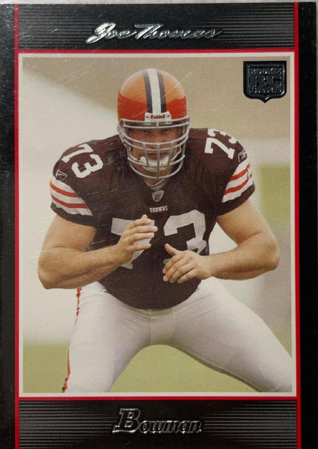 Joe Thomas #217 2007 Bowman Football