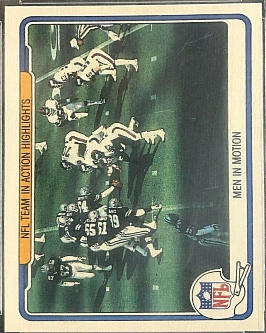Men in Motion #83 1982 Fleer Team Action Football