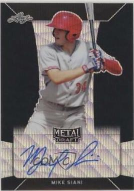 Mike Siani #BA-MS1 2018 Leaf Metal Draft Autograph Baseball