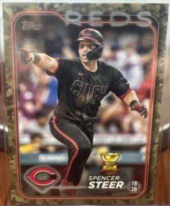 Spencer Steer #485 2024 Topps Day Baseball