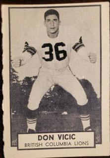 Don Vicic, B.C. Lions