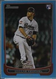 Dallas Keuchel [Blue] #37 Baseball Cards 2012 Bowman Draft