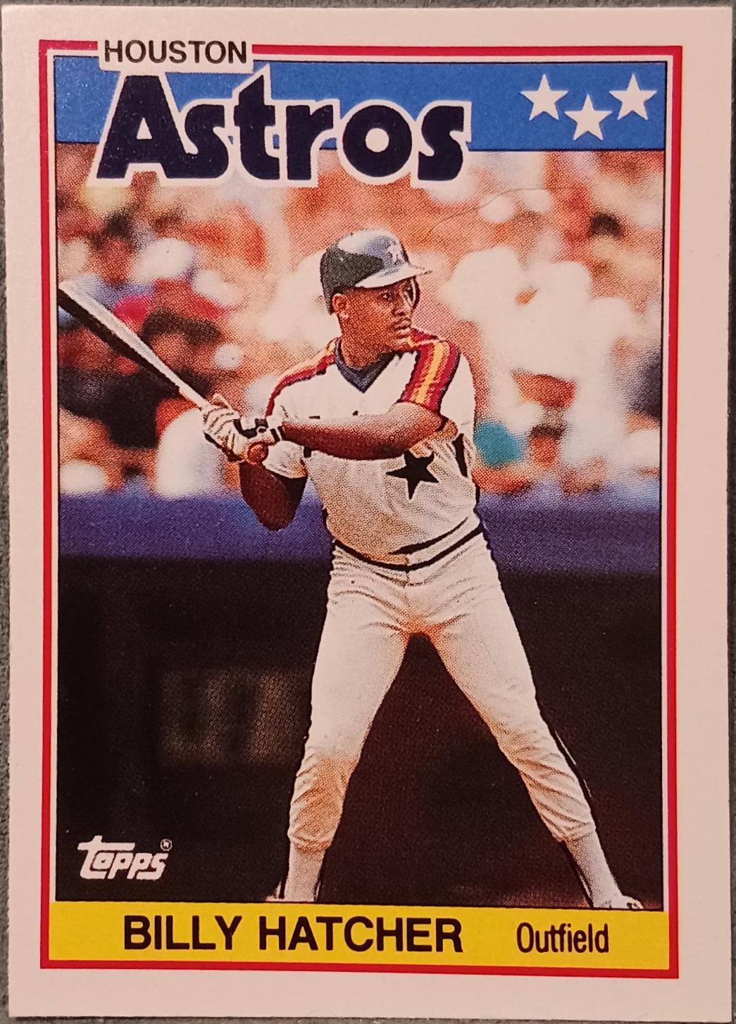 Billy Hatcher #30 Baseball Cards 1988 Topps American