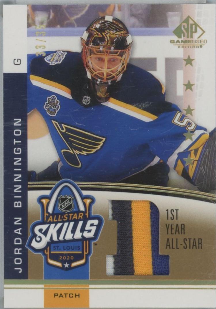 Jordan Binnington [Patch] #AS1-JB