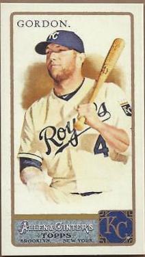 Alex Gordon #329 Baseball Cards 2011 Topps Allen & Ginter