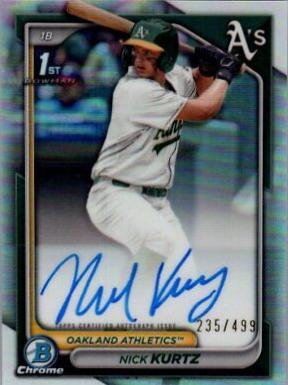 2024 Nick Kurtz [Refractor] #CPA-NK
