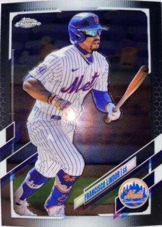 Francisco Lindor #USC1 Baseball Cards 2021 Topps Chrome Update