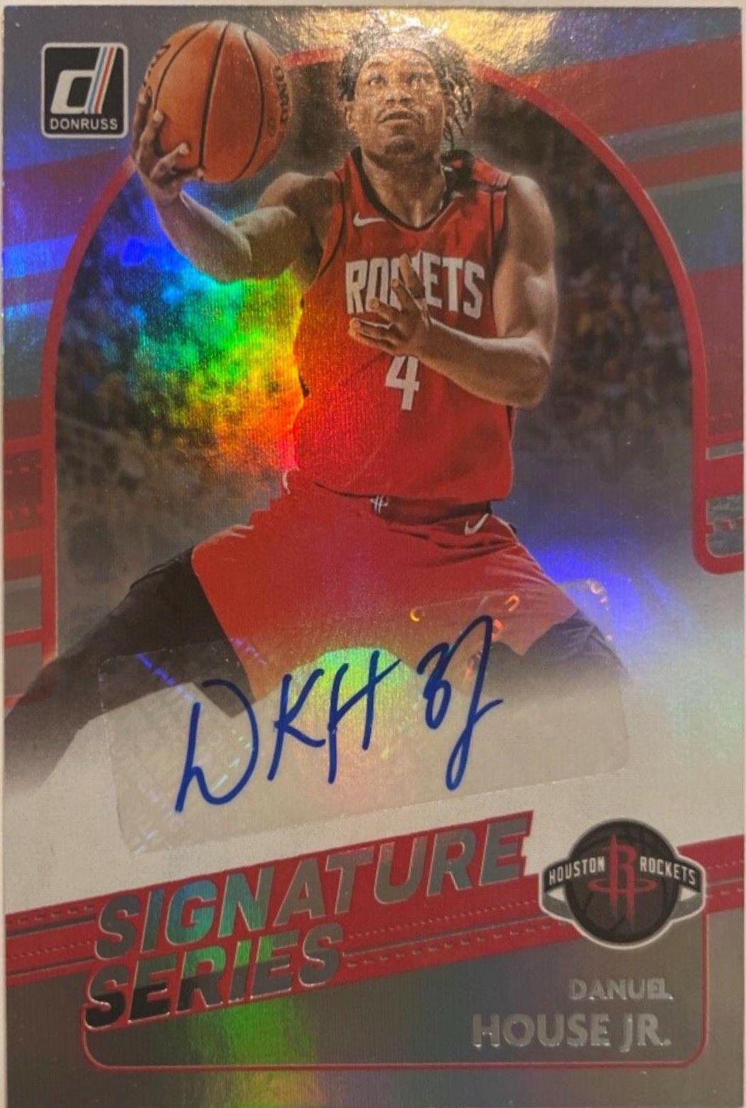 Danuel House Jr. Basketball Cards 2020 Donruss Signature Series
