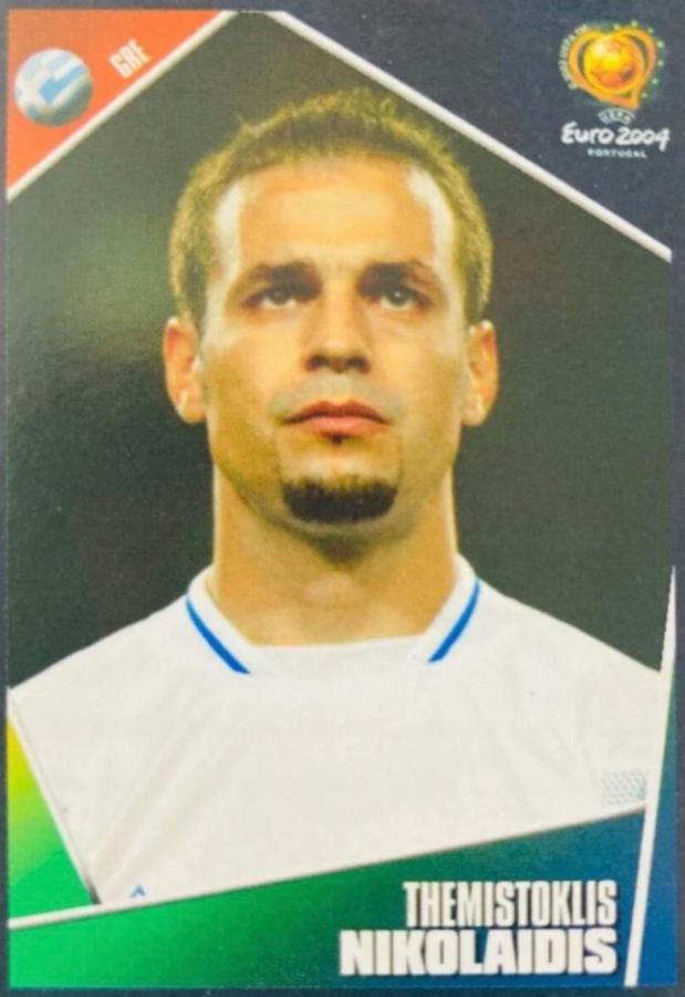 Themistoklis Nikolaidis #48 Soccer Cards 2004 Panini UEFA Euro