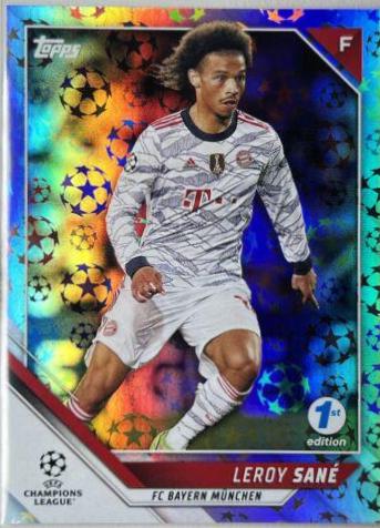 Leroy Sane #170 2021 Topps UEFA Champions League 1st Edition