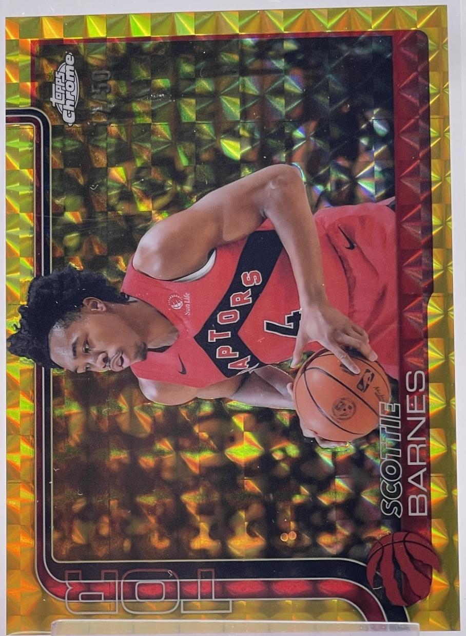 Scottie Barnes [Gold Geometric Refractor] #203