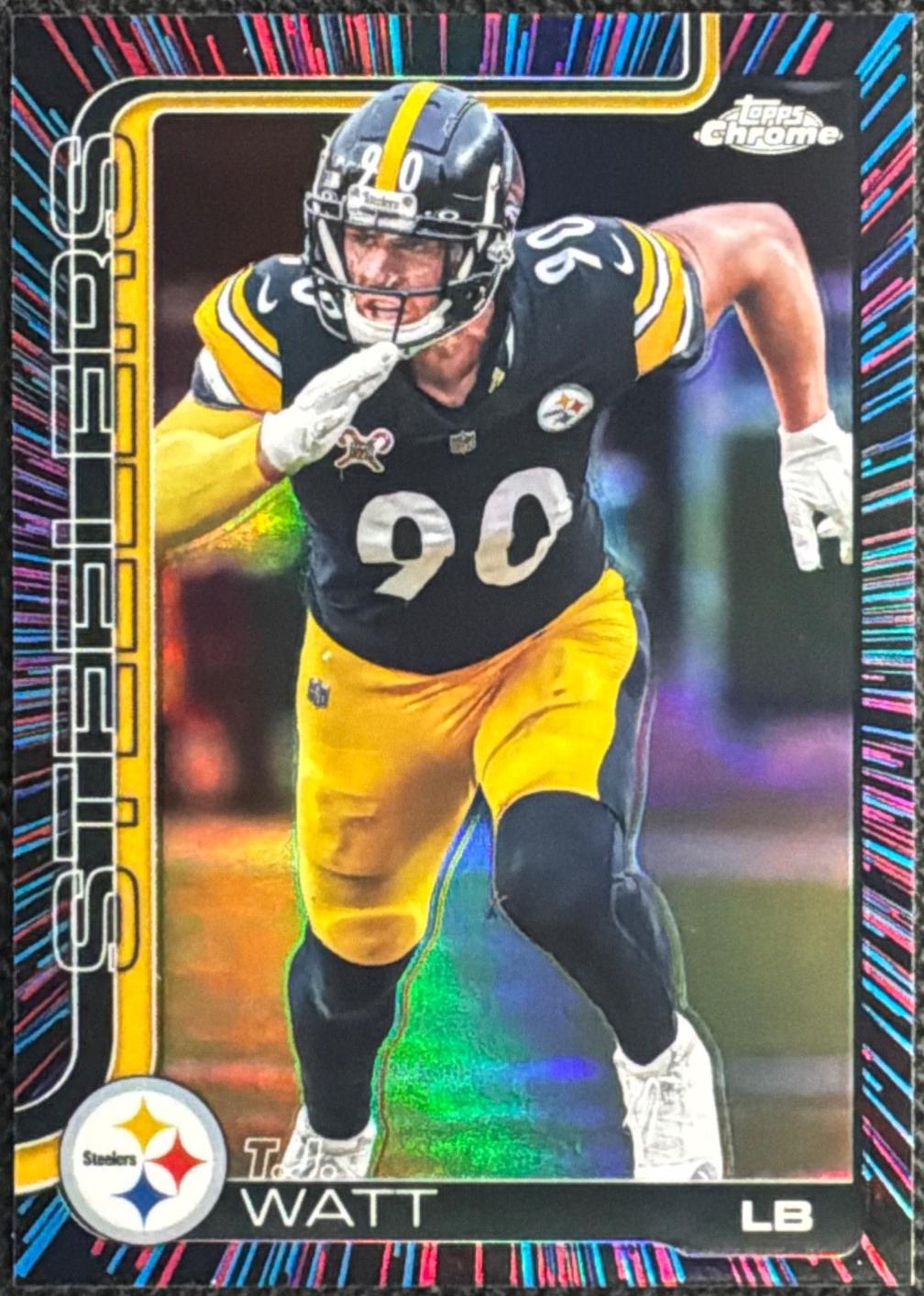 2025 T.J. Watt [Neon Pulse Refractor] #258