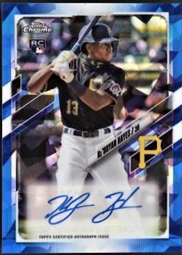 Ke'Bryan Hayes #RA-KH Baseball Cards 2021 Topps Chrome Update Sapphire Rookie Autographs