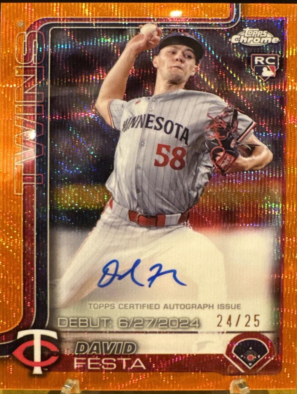 David Festa [Orange Refractor] #CRDA-DF