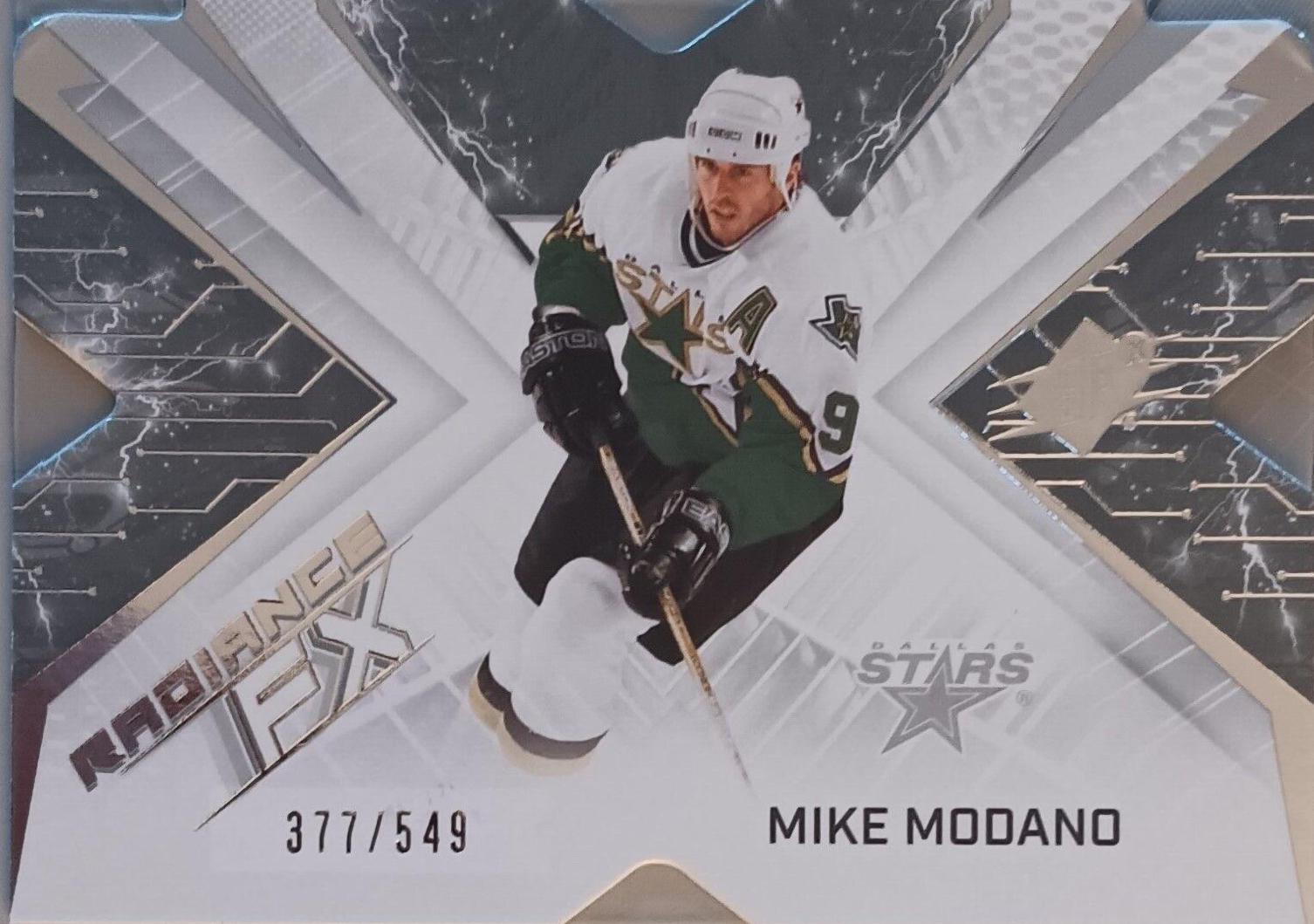 Mike Modano #RFX-12 Hockey Cards 2022 SPx Radiance FX