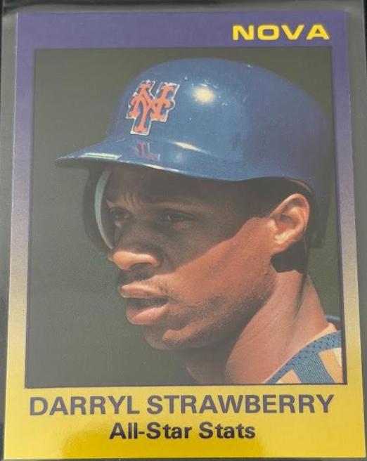 Darryl Strawberry #14 1988 Star Nova Baseball