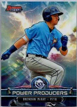 Brendan McKay #PP-BM Baseball Cards 2018 Bowman's Best Power Producers