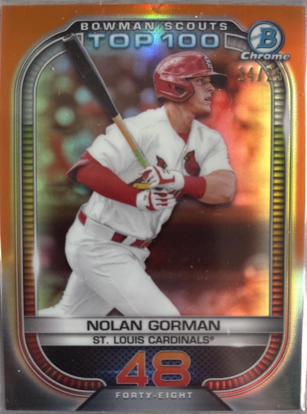 Nolan Gorman [Orange] #BTP-48
