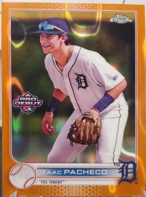Izaac Pacheco [Orange Lava Refractor] #PDC-76