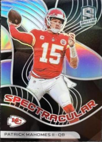 Patrick Mahomes II #SPEC-PMA Football Cards 2022 Panini Spectra Spectracular