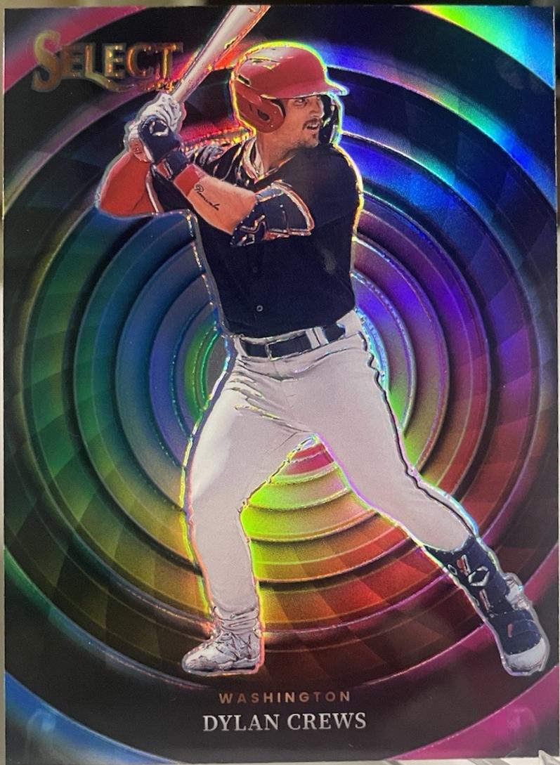 Dylan Crews #9 Baseball Cards 2024 Panini Select Color Wheel