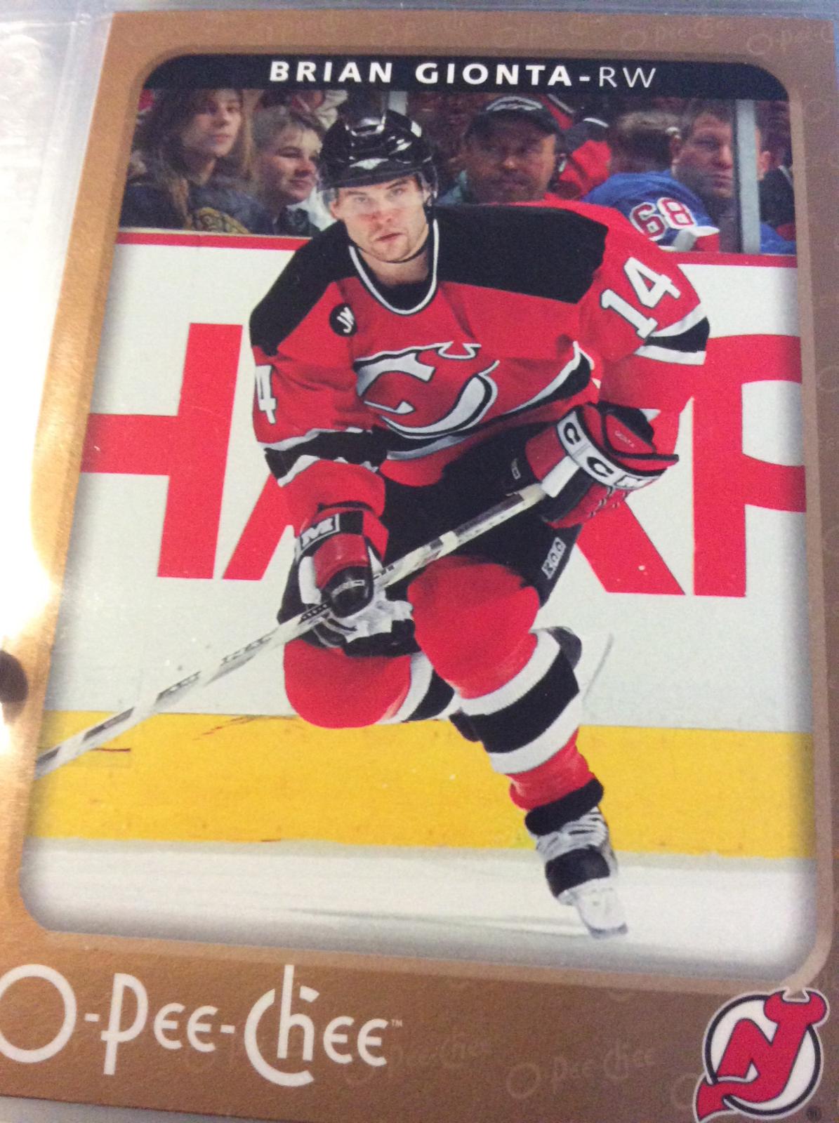 Brian Gionta #292 Hockey Cards 2006 O Pee Chee