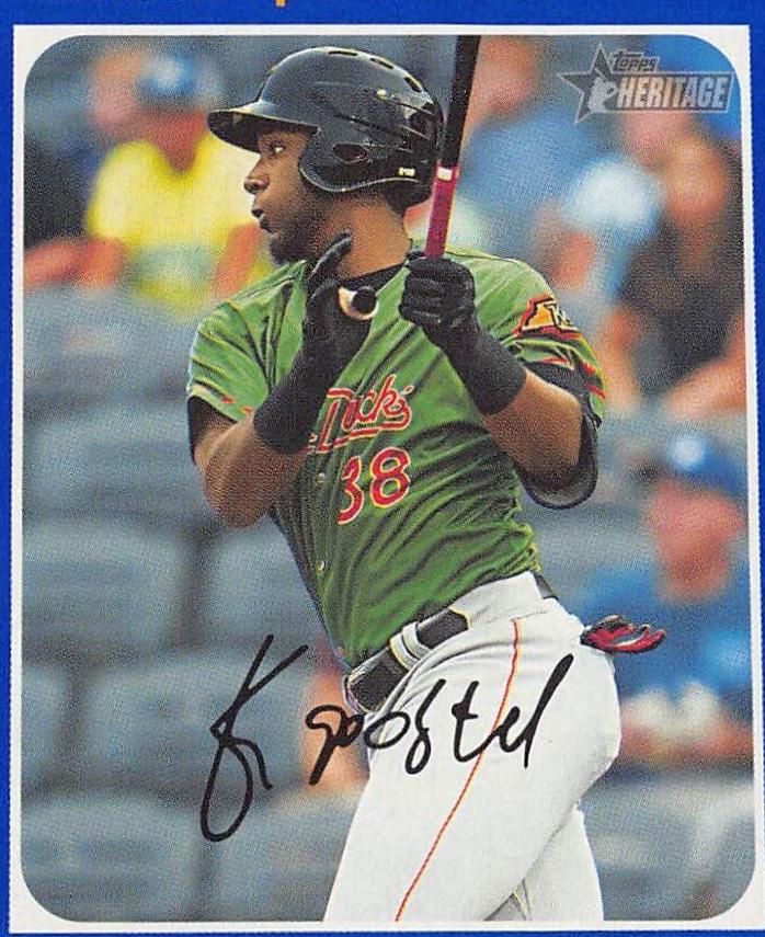 Sherten Apostel #4 Baseball Cards 2020 Topps Heritage